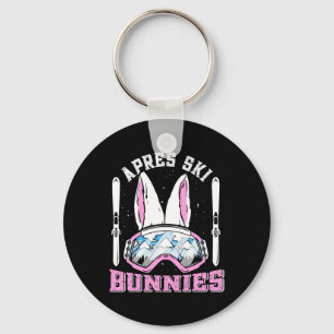 Apres-ski Bunnies Snow Bunny Skiers Women Ski Part Key Ring