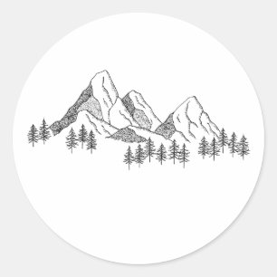 APRES SKI CLASSIC ROUND STICKER