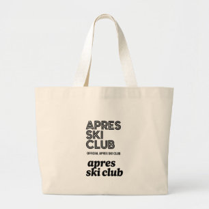 Apres Ski Club Coffee Mug – Winter Ski Lover Gift Large Tote Bag
