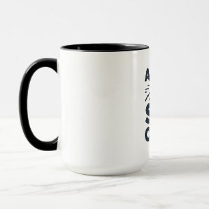 Apres Ski Club Mountain Logo - Custom Mens Winter  Mug