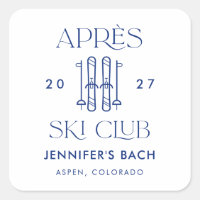 Apres Ski Club Winter Ski Bachelorette Party