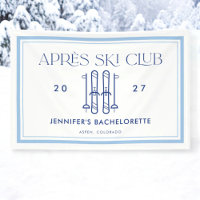 Apres Ski Club Winter Skiing Bachelorette Party