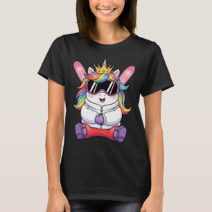 Apres Ski Elite Ski Bunnies Unicorn Snow Skiing Sk T-Shirt