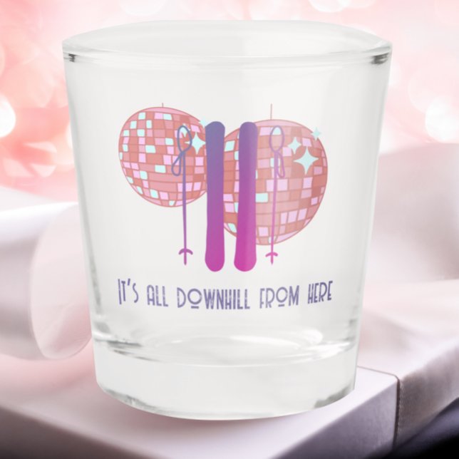 Apres Ski Funny Birthday  Shot Glass (Creator Uploaded)