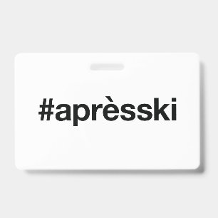 Apres-ski ID Badge