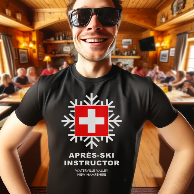 Apres-Ski Instructor Funny Ski Resort T-Shirt (Creator Uploaded)
