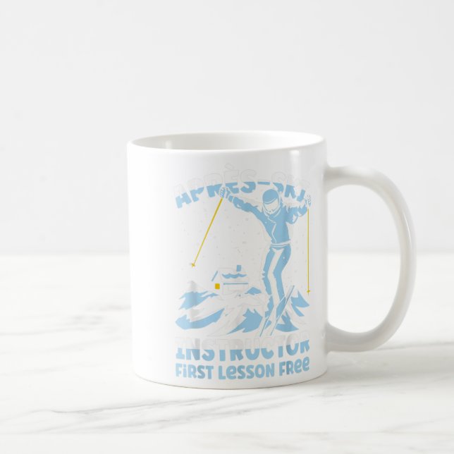Apres Ski Instructor Skiing _1  Coffee Mug (Right)