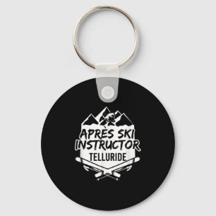 Après-ski Instructor Telluride Mountain Skiing Ski Key Ring