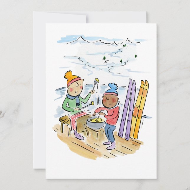 Apres Ski Invitation (Front)