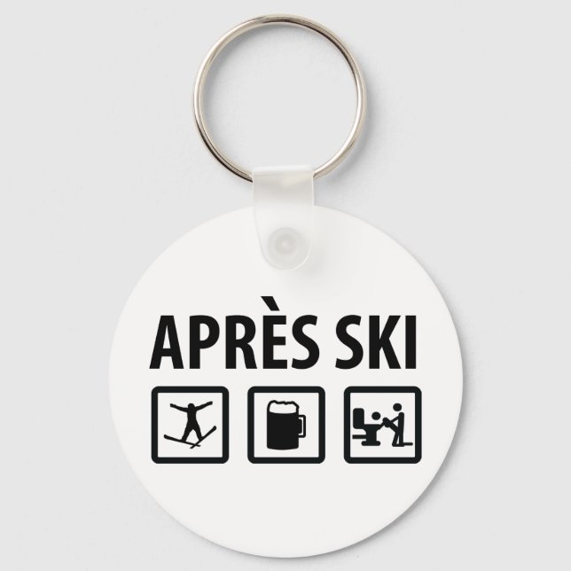 apres ski key ring (Front)