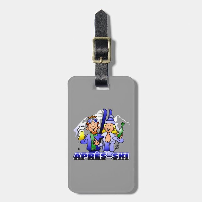 Après-ski Luggage Tag (Front Vertical)