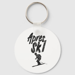 Apres Ski Party Squad Crew Skiing Beer Skier Holid Key Ring