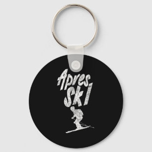 Apres Ski Party Squad Crew Skiing Beer Skier Holid Key Ring