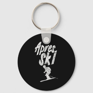 Apres ski party squad crew skiing beer skierApres  Key Ring