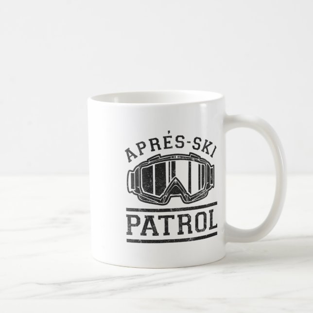 Apres Ski Patrol  Coffee Mug (Right)