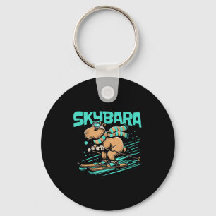 Apres ski ski slope skier piste snow - skiing key ring