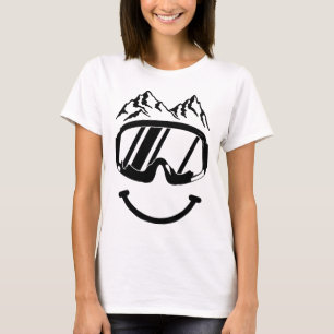 Apres Ski Snowboard Snowmobile Funny Skiing Snowmo T-Shirt