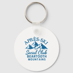 Après ski social club beartooth mountains key ring