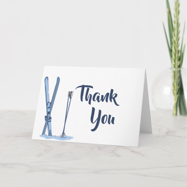 Apres Ski Thank You Notes (Front)