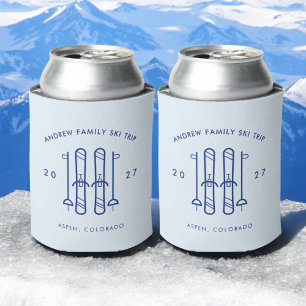 Apres Ski Trip Favours, Family Ski Weekend Gifts Can Cooler