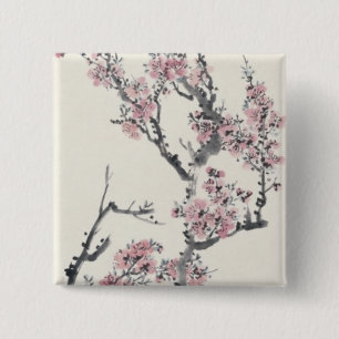 Apricot 15 Cm Square Badge