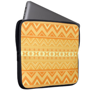Apricot - Aztec Laptop Sleeve