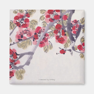 Apricot Blossoms Magnet