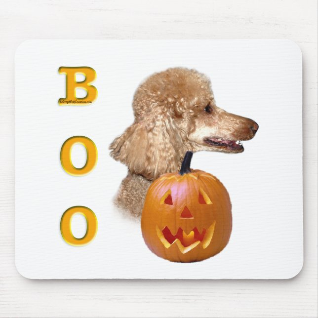 Apricot Coated Poodle Boo Mouse Pad (Front)