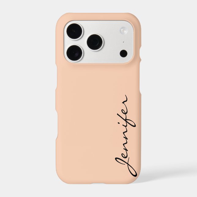 Apricot colour background (Back)