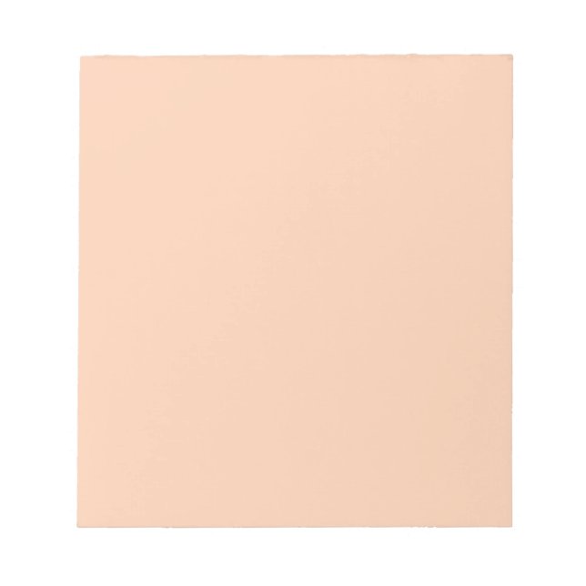 Apricot Colour Background Notepad (Front)
