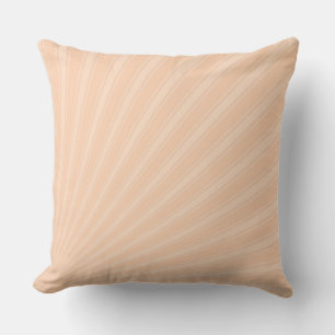 Apricot Colour Stripe Funky Pattern Cushion