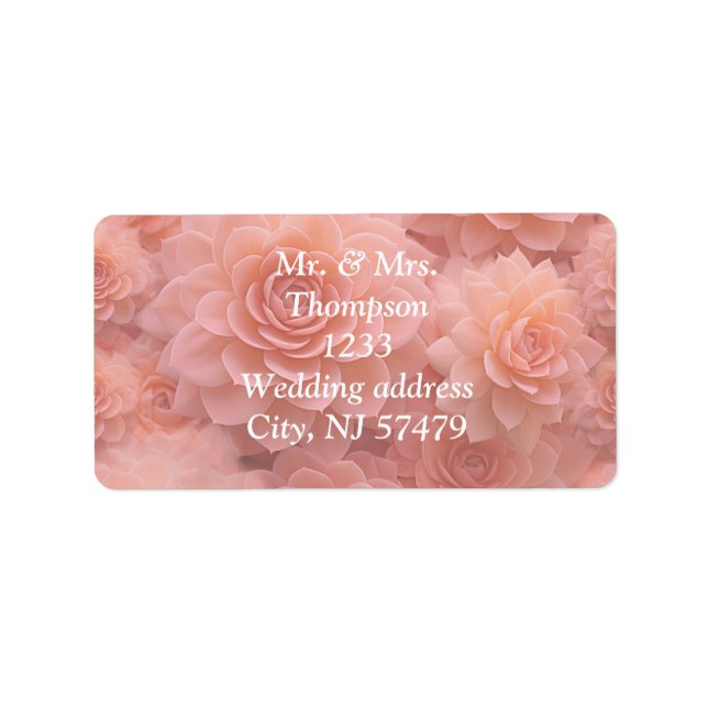 Apricot Crush Succulent Colours for 2024  Label (Front)