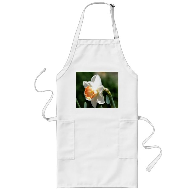 Apricot Daffodil Gardening Apron (Front)