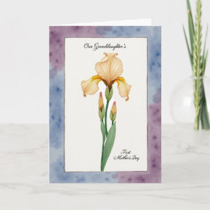Apricot Floral Mothers Day Card