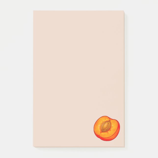 Apricot - Fruit Collection - Post-it Notes (Front)