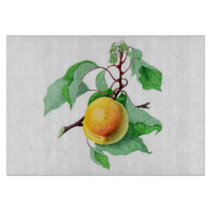 Apricot Fruit Tree Branch Colourful Cutting Board