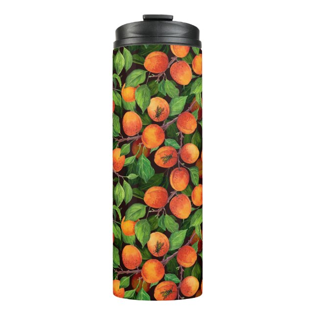 Apricot garden 1 thermal tumbler (Front)