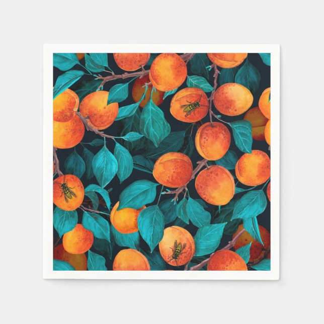 Apricot garden 2 napkin (Front)
