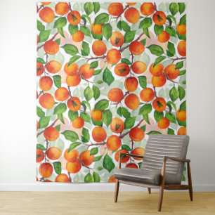 Apricot garden 3 tapestry