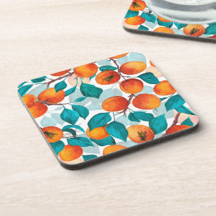 Apricot garden 4 coaster