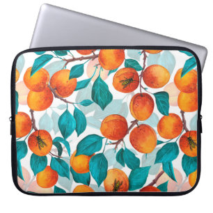 Apricot garden 4 laptop sleeve