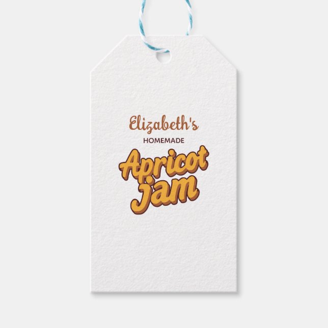 Apricot Jam Gift Tags (Front)