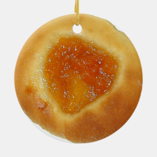 Apricot Kolache ornament (Back)