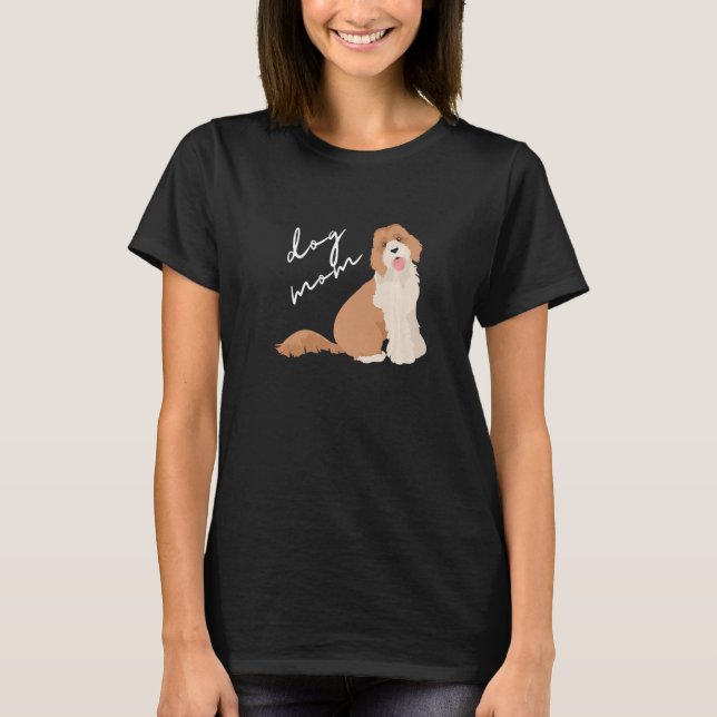 Apricot Labradoodle Dog Mum Woman T-Shirt (Front)