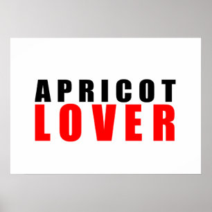 Apricot lover poster