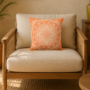 Apricot Medallion Cushion