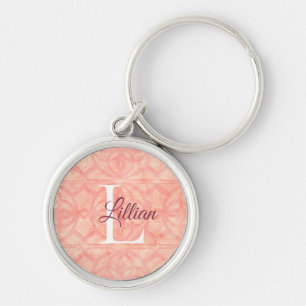 Apricot Pink Key Ring