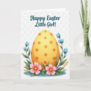 Apricot Polka Dot Pattern Card