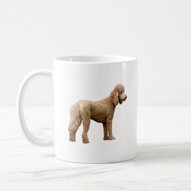 Apricot Poodle Coffee Mug (Left)
