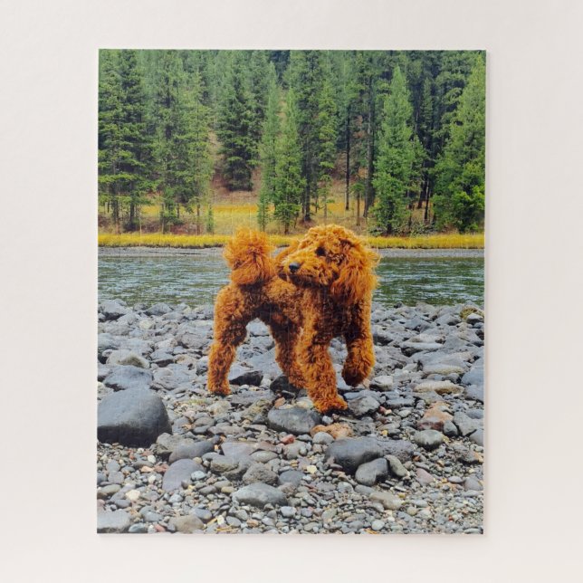 Apricot Poodle - Customisable Gift Jigsaw Puzzle (Vertical)